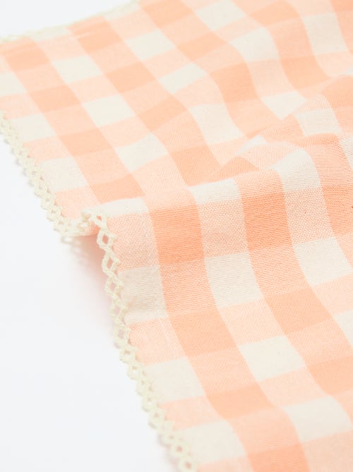 Set van 2 geruite servetten - Kiabi