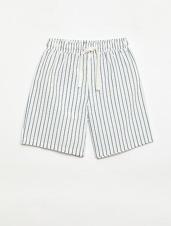 Set van 2 gestreepte shorts