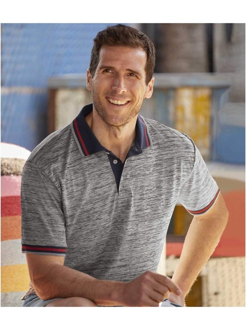 Set van 2 gevlamde polo’s - ATLAS FOR MEN - Kiabi