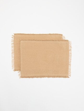 Set van 2 geweven placemats - Kiabi Home