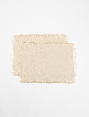Set van 2 geweven placemats - Kiabi Home