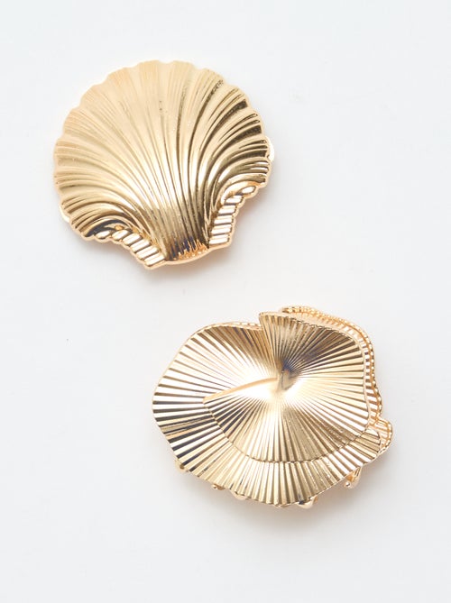 Set van 2 goudkleurige haarspelden - Kiabi