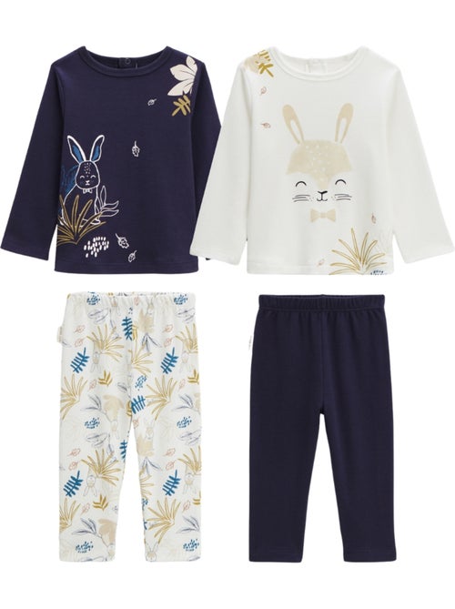 Set van 2 Gribouille babypyjama's - Kiabi