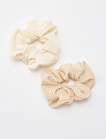Set van 2 grote scrunchies