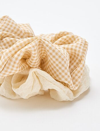 Set van 2 grote scrunchies