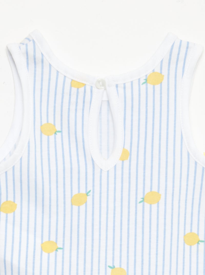 Set van 2 hemdjes Blauw - Kiabi