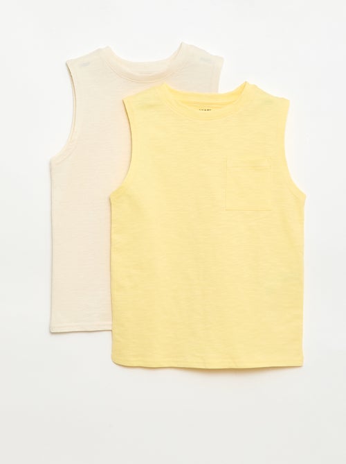 Set van 2 hemdjes met borstzak - Kiabi