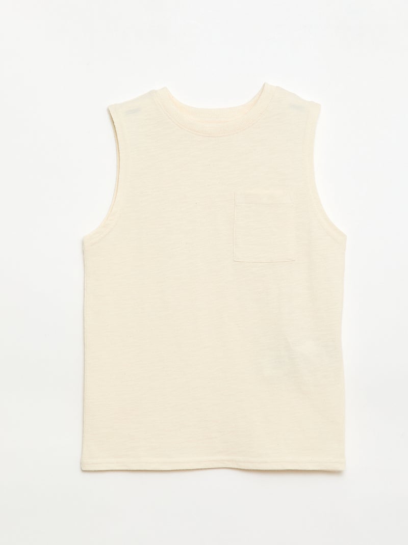 Set van 2 hemdjes met borstzak Geel - Kiabi