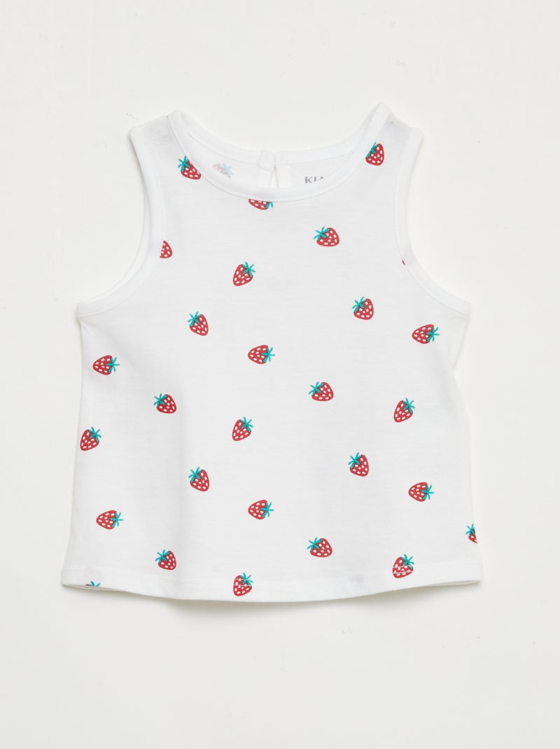 Set van 2 hemdjes Wit - Kiabi