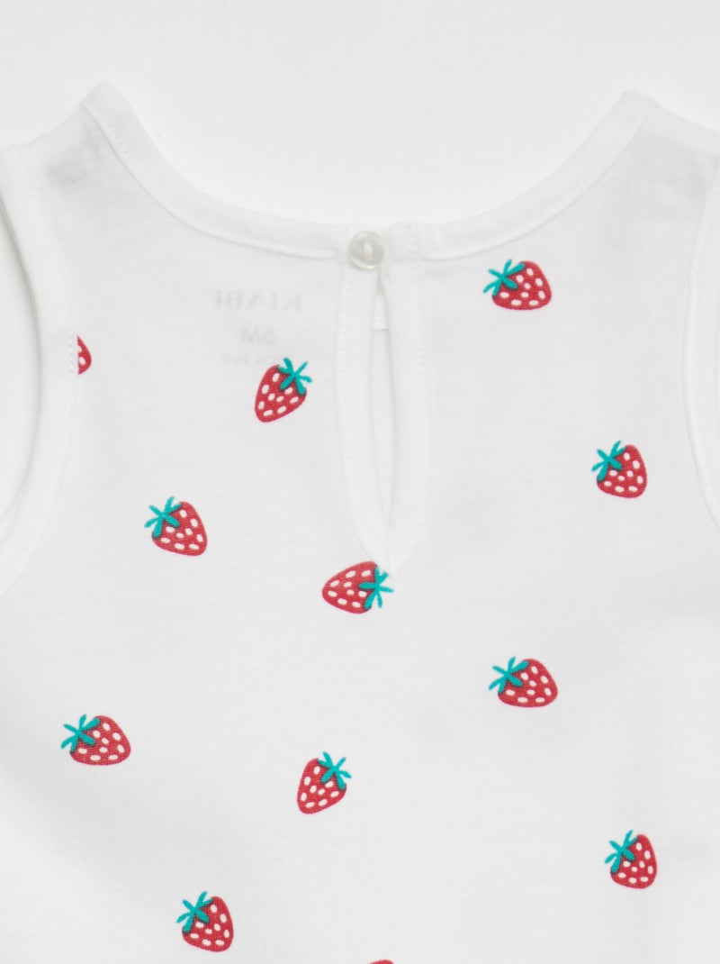 Set van 2 hemdjes Wit - Kiabi