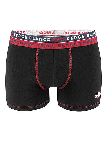 Set van 2 herenboxershorts met sierstiksels.