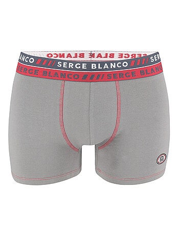 Set van 2 herenboxershorts met sierstiksels.