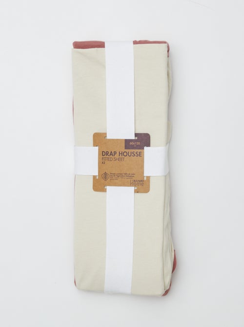 Set van 2 hoeslakens - 60 x 120 cm - Kiabi