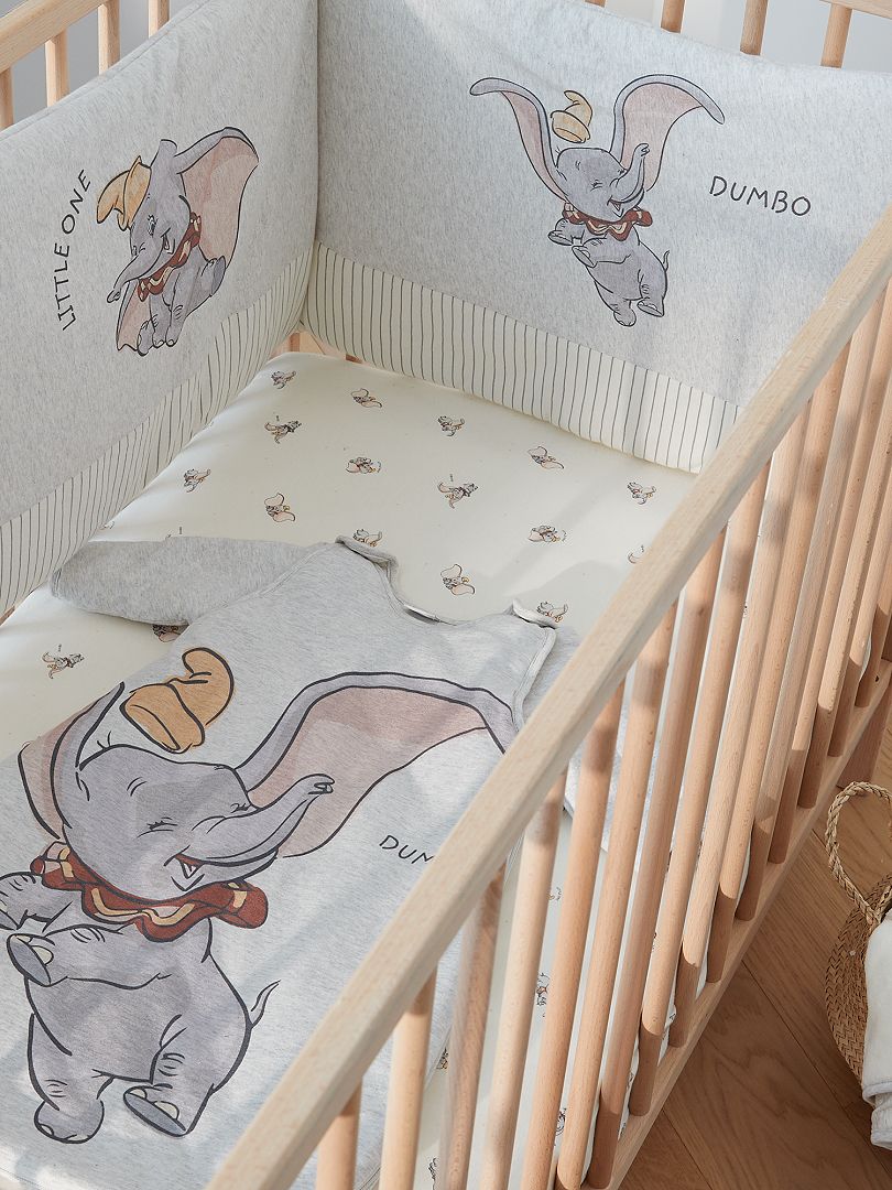 Set van 2 hoeslakens 60 x 120 cm 'Dumbo' dombo - Kiabi