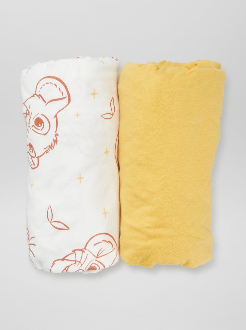 Set van 2 hoeslakens 'Disney' WIT - Kiabi