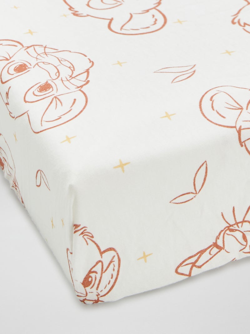 Set van 2 hoeslakens 'Disney' WIT - Kiabi