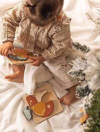Set van 2 houten puzzels
