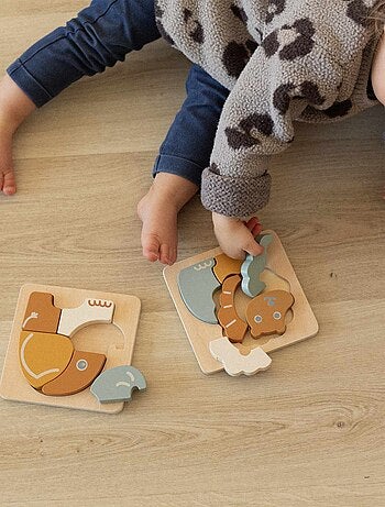 Set van 2 houten puzzels