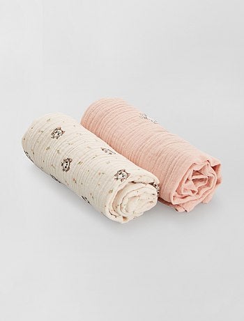 Set van 2 hydrofiele doeken 'Marie'