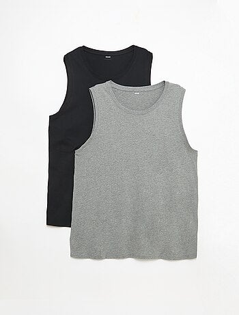 Set van 2 jersey hemdjes