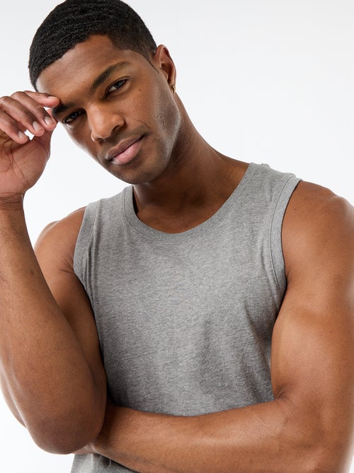 Set van 2 jersey hemdjes - Kiabi