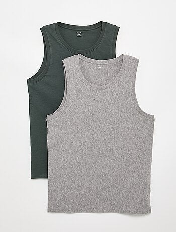 Set van 2 jersey hemdjes