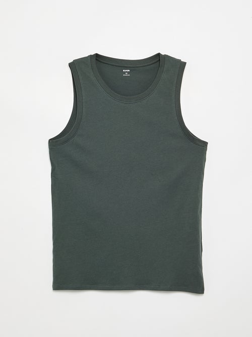 Set van 2 jersey hemdjes - Kiabi