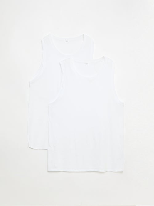 Set van 2 jersey hemdjes - Kiabi