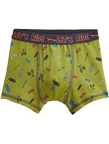 Set van 2 jongens boxershorts voor wielrennen