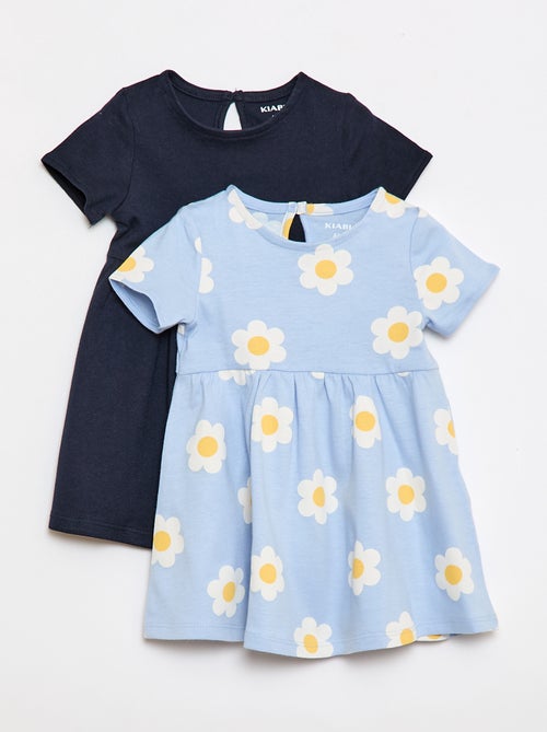Set van 2 jurken met korte mouwen - Kiabi