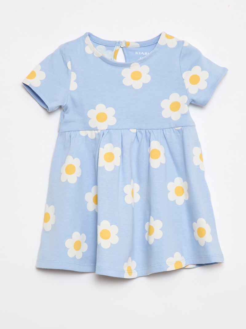 Set van 2 jurken met korte mouwen Blauw - Kiabi