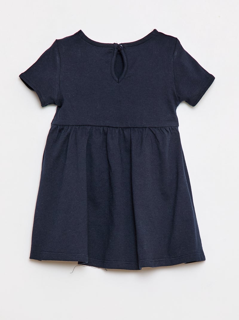 Set van 2 jurken met korte mouwen Blauw - Kiabi