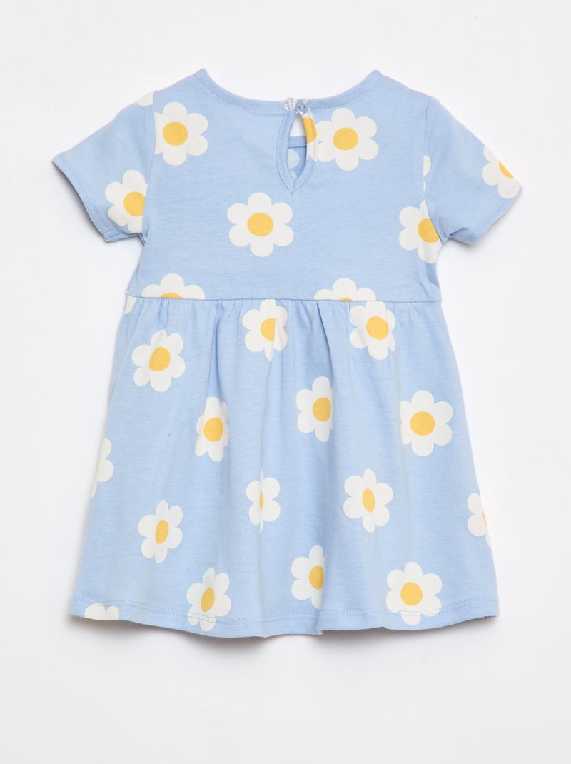 Set van 2 jurken met korte mouwen Blauw - Kiabi