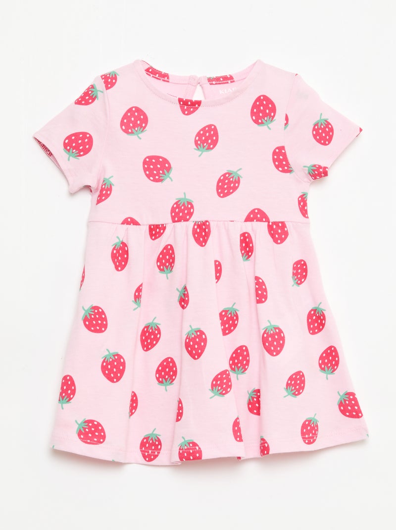 Set van 2 jurken met korte mouwen Rose - Kiabi