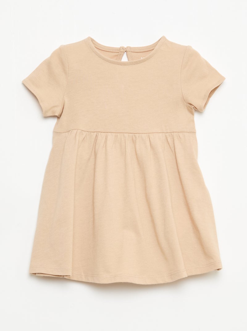 Set van 2 jurken met korte mouwen Wit - Kiabi