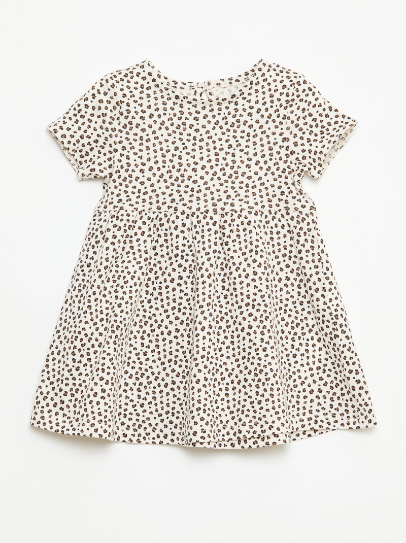 Set van 2 jurken met korte mouwen Wit - Kiabi