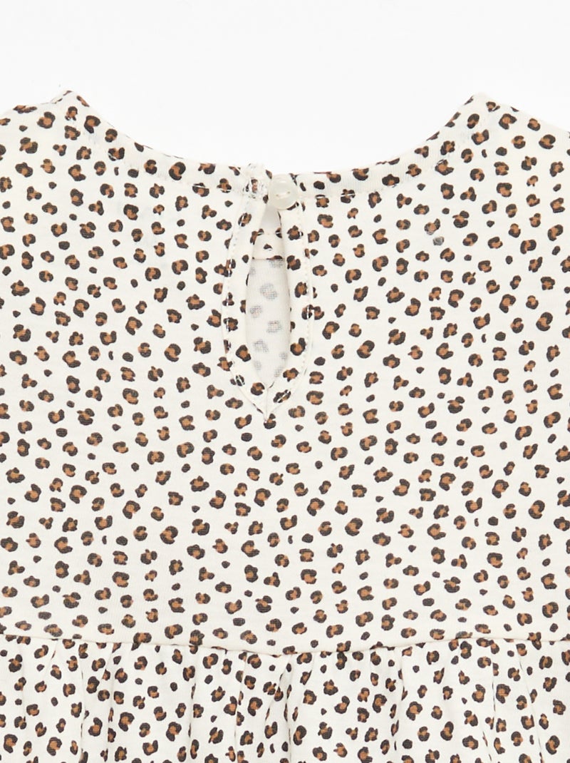 Set van 2 jurken met korte mouwen Wit - Kiabi