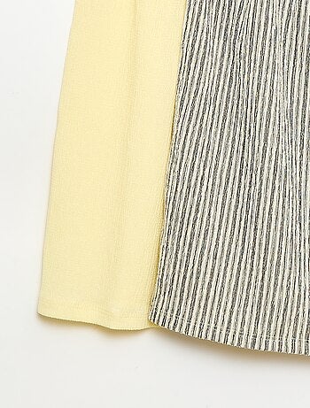 Set van 2 jurken van crêpe tricot