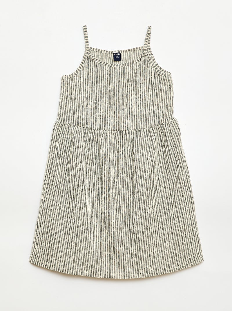 Set van 2 jurken van crêpe tricot Grijs - Kiabi