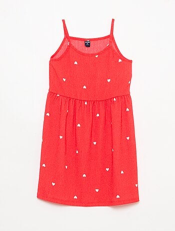 Set van 2 jurken van crêpe tricot