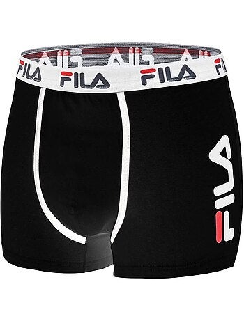 Set van 2 katoenen boxershorts voor heren fu5040 effen