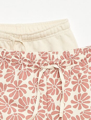 Set van 2 katoenen shorts