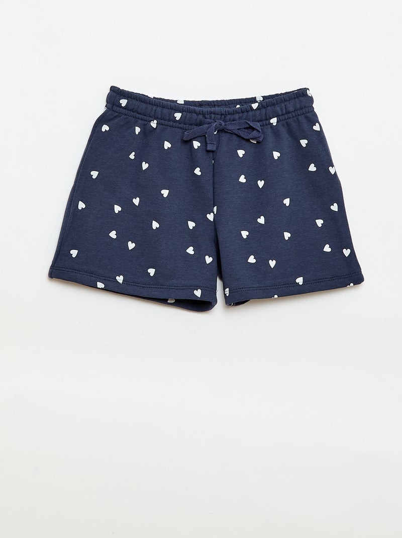 Set van 2 katoenen shorts Blauw - Kiabi