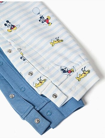 Set van 2 katoenen slaappakjes met mickey-prints