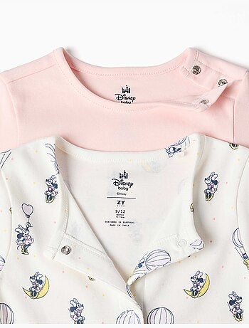 Set van 2 katoenen slaappakjes met minnie-prints