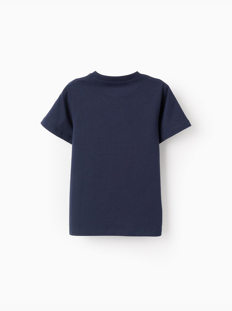 Set van 2 katoenen t-shirts Donkerblauw - Kiabi