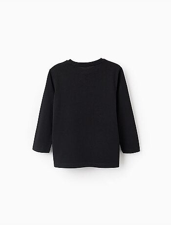 Set van 2 katoenen t-shirts met lange mouwen