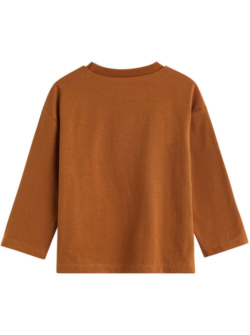 Set van 2 kinder T-shirts met lange mouwen en Ginkgo-print. - Kiabi Set van 2 kinder T-shirts met lange mouwen en Ginkgo-print. - Kiabi