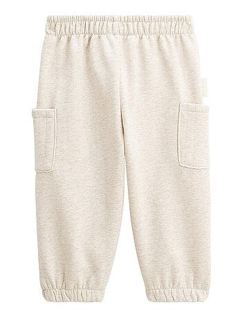 Set van 2 kinderbroeken van cracotte fleece.