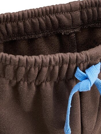 Set van 2 kinderbroeken van cracotte fleece.
